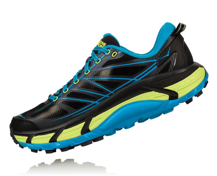 Hoka One One Spor Ayakkabı Erkek Siyah/Mavi - Mafate Speed 2 - XJ8726450